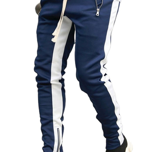 Wholesale Lightweight Slim Fit Men's Joggers Casual Fitness Striped Sweat Pants <b>Track</b> Wear Trousers Breathable - Product Image 1