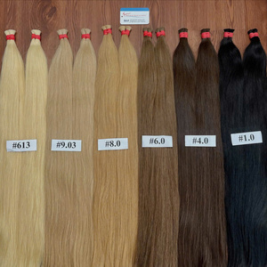 Extensions de cheveux humains 100 vietnamiens en vrac pour le tressage de cheveux de luxe en vrac sans trame - Product Image 1