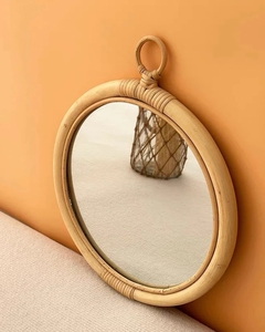 Espejos de Ratán Elegantes, Decoración de Pared de Ratán Natural Hecha a Mano para Sala de Estar, Venta al por Mayor, Personalizable, Artesanía Ecológica de Vietnam - Product Image 4