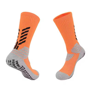 Wholesale Custom Medium Tube <b>Grip</b> Men's Crew <b>Socks</b> Anti-Slip Football <b>Socks</b> with Option to Make Your Own Design - Product Image 3
