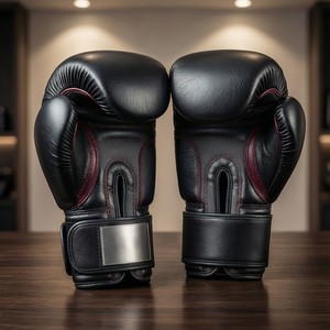 Gants d'entraînement et de sparring professionnels d'élite avec rembourrage multi-couches d'absorption des chocs et support de poignet sécurisé à fermeture auto-agrippante - Product Image 6