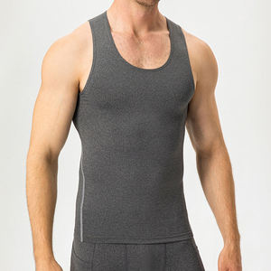 Débardeur pour hommes en coton avec impression personnalisée vierge OEM en gros Débardeurs à séchage rapide avec beaucoup de couleurs de grande taille - Product Image 3