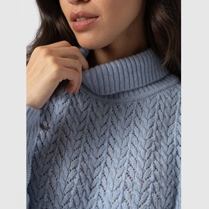 Nouvelle collection 2026 – Pulls décontractés pour femme, haut à manches longues, coupe ajustée, couleur unie, idéal pour le bureau - Product Image 5