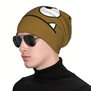 Gorros de invierno de punto cálido de algodón 100% estilo Y2K unisex personalizados con diseño de Calavera, gorros casuales de alta calidad para exteriores - Product Image 4