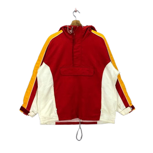 Veste coupe-vent de style streetwear avec logo personnalisé, veste coupe-vent de football 100% nylon pour hommes - Product Image 6