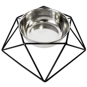 Designer Look Stainless Steel Pet <b>Food</b> Bowl With Metal <b>Stand</b> Custom Sale Pet Bowl 100% Stainless Steel <b>Dog</b> Bowl - Product Image 6