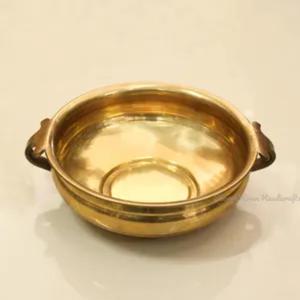 Olla para servir de latón con acabado antiguo para cocina elegante, mesa de comedor, experiencia de servicio para invitados, cenas, fiestas, comidas festivas - Product Image 5