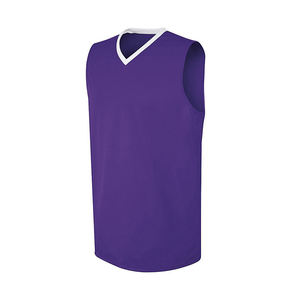 Camiseta de baloncesto sin mangas de alta Calidad para Jóvenes, cómoda, transpirable, profesional, diseño sublimado, de talla grande disponible - Product Image 3