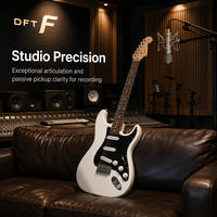 DFTF Factory Price 39 Inch Colorful Electric Guitar Solid Body Various Colors Musical Instrument for Student Beginners