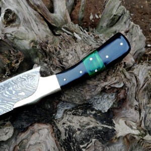 Couteau de chef en acier au carbone damassé fait à la main couteau de cuisine professionnel de style japonais outil alimentaire unique en acier inoxydable - Product Image 6