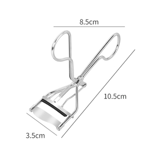 Rizador de pestañas de resorte de acero inoxidable cromado, herramienta Manual de maquillaje de ojos para pestañas naturales, herramienta de instrumento quirúrgico - Product Image 5