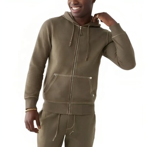 Haute qualité personnalisé nouveauté vente entière survêtement vêtements d'hiver points contrastés bonne qualité pull survêtements pour hommes unisexe - Product Image 1