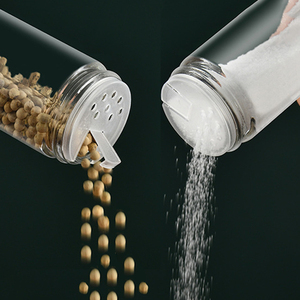 Ensemble de récipients à épices en verre carré avec support organisateur pour le stockage des assaisonnements, distributeur de condiments, bouteilles pour la cuisine, utilisation domestique, professionnel - Product Image 5