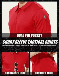 Camiseta Polo para Hombre, Ropa Casual de Moda, Cómoda Camiseta Polo de Manga Corta - Product Image 3