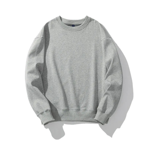 100% algodón hombres sudadera al por mayor personalizado OEM personalizado en blanco diferentes colores sudadera al por mayor Sudadera de cuello redondo - Product Image 3