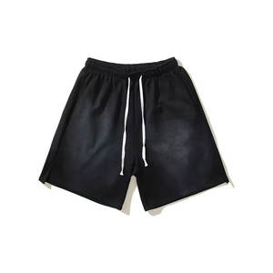 Nueva moda Ropa de hombre Tallas grandes Pantalones cortos de lavado ácido Algodón Estilo casual Pantalones cortos de lavado ácido en tamaño adulto - Product Image 1