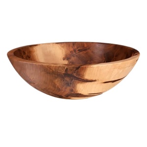 Cuenco de madera para servir en el hogar, cuenco para servir ensalada, pasta y sopa, cuenco para servir, utensilios de cocina para el hogar - Product Image 4