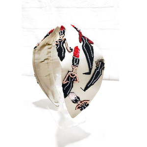 Bandeau multicolore en perles de rocaille avec une touche décorative, conçu pour un style luxueux, fabriqué à partir de matériaux de qualité supérieure - Product Image 2