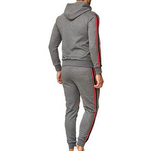 Chándal deportivo con logotipo personalizado para hombre, conjunto de dos piezas para entrenamiento y trotar - Product Image 5