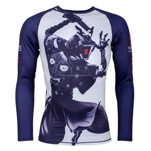 Camiseta de Manga Corta Unisex con Diseño Personalizado, Transpirable, Compresiva, Sublimada, para MMA - Product Image 1