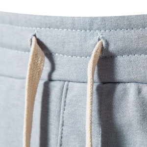 Short d'été unisexe grande taille personnalisé 100% toile de coton respirant séchage rapide fermeture à la taille élastique solide style High Street - Product Image 4