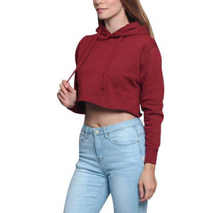 Sudaderas Cortas de Manga Larga para Gimnasio de Alta Calidad, Lisas, para Mujer, con Logotipo Personalizado, para la Temporada de Invierno, Sudaderas Cortas para Mujer, Nueva Llegada - Product Image 4