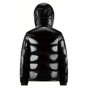 แจ็คเก็ตพัฟเฟอร์สำหรับผู้ชายคุณภาพสูงแบบสั่งทำพิเศษ เสื้อแจ็คเก็ตบุใยสำหรับฤดูหนาวแบบเรียบ ซิปแบบเรียบง่าย รุ่น AFS-PJ-009 - Product Image 2