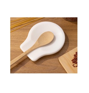 Support de cuillère en marbre blanc pour plan de travail de cuisinière, utilisation domestique, cuisine, design moderne, durable et écologique, prix - Product Image 1