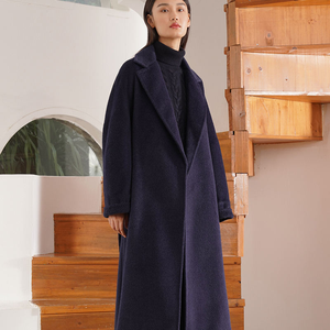 Nuevo Abrigo Largo de Lana para Mujer, Estilo Coreano, Color Sólido, Otoño Invierno 2026, Forro de Seda - Product Image 4