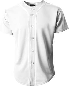 Personalizado Plus Size Button-Down manga corta Hip Hop Deportes Uniformes Transpirable Béisbol & Softball Jerseys en blanco al por mayor - Product Image 1
