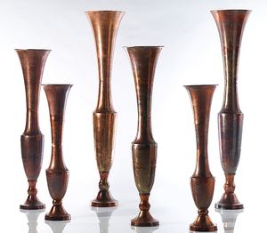 Top qualité Antique sol fait à la main Vase Design classique fabriqué à la main en métal Table décorative fleur Vase vente pour prix de gros - Product Image 2