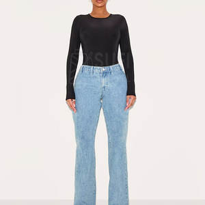 Body sin Mangas para Mujer, Estilo Minimalista, Invierno, Color Sólido, Material Spandex/Algodón, Elegante, Cómodo, Ajuste Ceñido, Uso Diario Informal - Product Image 3