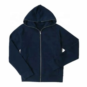 Vente en gros – Nouvelle collection : Blouson à capuche zippé en molleton léger de coton, sur mesure, pour homme, grandes tailles, hiver, vierge - Product Image 2