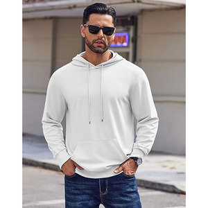 50% Algodón, 50% poliéster Sudadera con capucha de peso medio Fleece Pullover Sudadera con capucha para hombres - Product Image 6