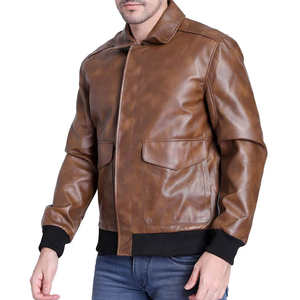 Chaqueta de Cuero para Hombre de Alta Calidad, Estilo Urbano, Nueva Llegada, Impermeable y Resistente - Product Image 3