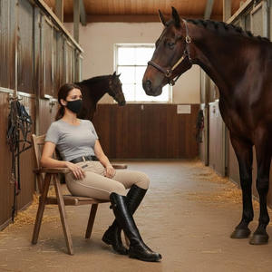 Pantalons d'équitation pour hommes à prix d'usine, avec genouillères, durables, pantalons d'équitation, pantalons d'entraînement, poches zippées - Product Image 6