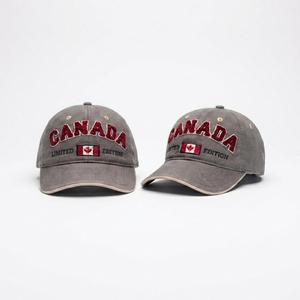 Casquette de baseball style Dad Hat effet vieilli, usine ODM Vietnam, prix de gros - Product Image 1