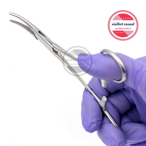 Pinces hémostatiques Kelly de haute qualité, pinces à blocage, pince, courbées, 5,5 pouces, acier inoxydable, autobloquantes - Product Image 5