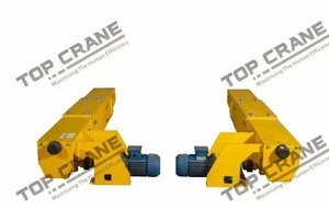 Chariot de déplacement industriel robuste et flexible pour pont roulant monorail à poutre simple de 7,5 tonnes avec chariot de fin de bloc en L motorisé - Product Image 2