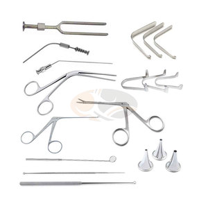 JACKBILLY Kit d'instruments de chirurgie ORL professionnels Outils chirurgicaux ORL en acier inoxydable de haute qualité avec pinces ciseaux - Product Image 1