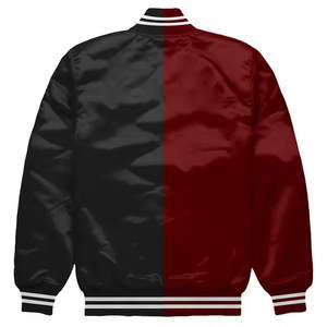 Chaqueta Universitaria Americana de Dos Colores de Alta Calidad, Chaqueta Universitaria Bordada con Estampado Personalizado, Chaquetas Universitarias de Béisbol Unisex - Product Image 6