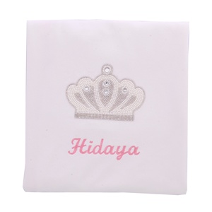 Manta de algodón suave de alta calidad para bebé recién nacido, manta moderna de lujo para invierno, Color rosa, venta al por mayor - Product Image 4