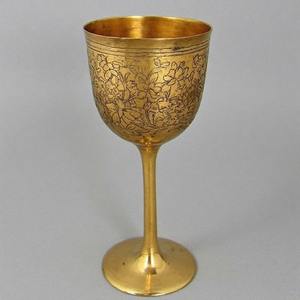 TrinityGlass Divine Grace, cáliz de vino de Metal adornado, copa de acabado antiguo tradicional para rituales religiosos y altares de Iglesia - Product Image 6