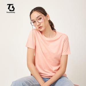 Phụ Nữ T-Shirt 100% Cotton Đồng Bằng Trống Áo Sơ Mi Cho Mặc Giản Dị Phụ Nữ T Áo Sơ Mi Chất Lượng Cao Made Trong Thái Lan - Product Image 6