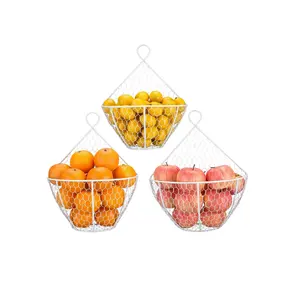 Fruitgroente Opbergmand Groenten Display Stand Metalen Fruit Brood Mand