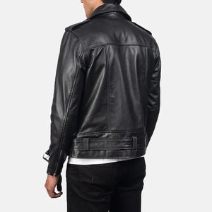 Buckle Style Zip Closure Real Leather Jacket for Men Premium Quality with Pockets Affordable Wholesale Price 2026 Leather Jacket - Product Image 2
