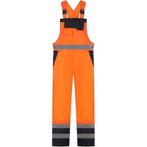 ผ้ากันเปื้อนสะท้อนแสงสำหรับผู้ชายชุดเอี๊ยมคุณภาพระดับพรีเมียมชุดเอี๊ยม Hi VIS ปรับแต่งได้หลากหลายขนาดและสี - Product Image 5