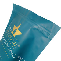 Sachets de thé réutilisables thermoscellables imprimés, film doux au toucher, étanches, qualité alimentaire, couleur personnalisée, sachets de thé vides en gros