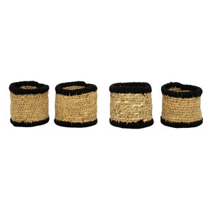 Juego de servilleteros de barro hechos a mano, Decoración de mesa rústica, accesorio de comedor único, Idea de regalo - Product Image 1