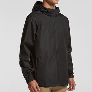 2025 High Street Style Hombres Nuevo diseño Invierno al aire libre Impermeable Chaqueta de lluvia Elegante con capucha Stand Collar Windbreaker Liso teñido - Product Image 3